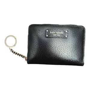 Kate Spade Small Keychain Wallet-Black